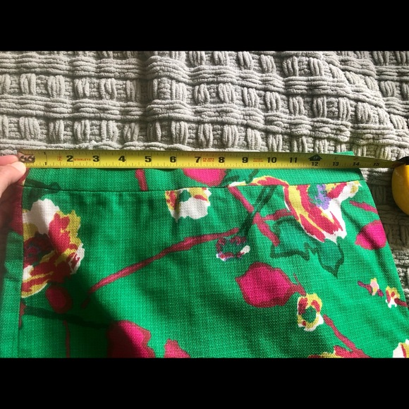 NWT JCrew Factory Floral Pencil Skirt, Size 00 - Picture 6 of 6